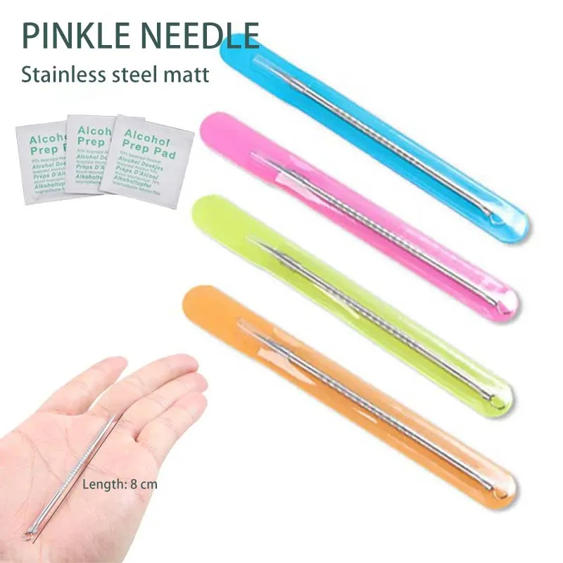 1pc Stainless Steel Blackhead Comedone Acne Blemish Extractor Remover Face Skin Care Pore Cleaner Needles Remove Tools Hot