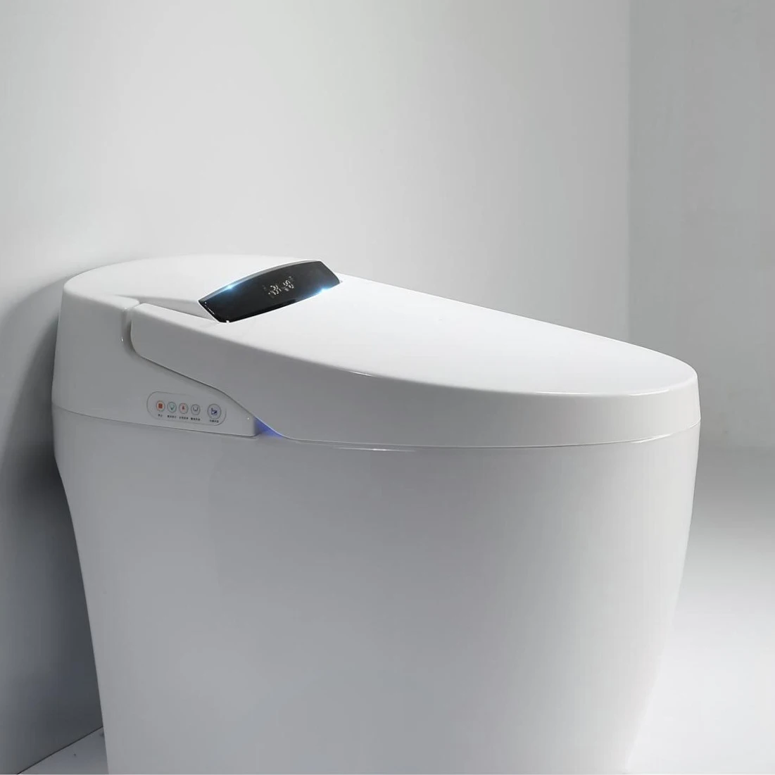 

sk-Smart Home Automatic Toilet Electric Water Pumping Seat Sensor No Water Pressure Limitation for Hotels Apartments S-Trap#