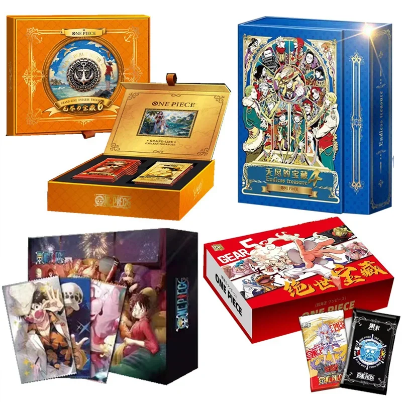 

One Piece Card Endless Treasure 6 Anniversary Edition Collectible Cards Endless Treasures Gold and Silver Cards Gold Coin Cards