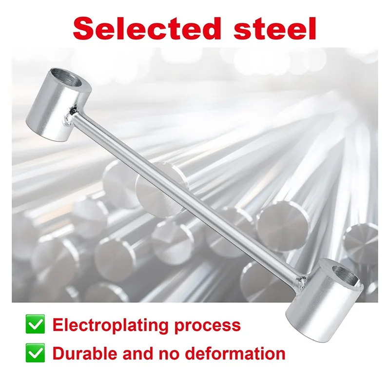 LJL 경첩 간격 조정 렌치, 0.91-0.98In 강철 도어 경첩 조정 도구 도어 경첩 수리 스패너 실용 도구