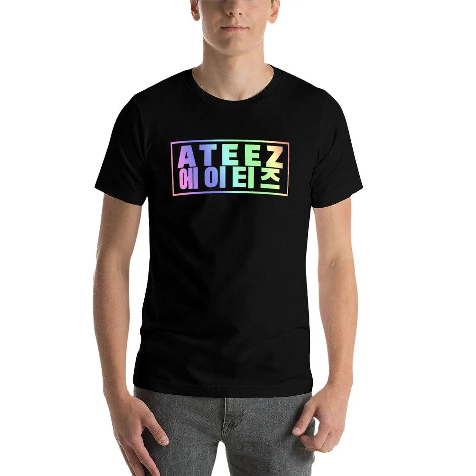 ATEEZ KPOP T-Shirt g man t shirts for men mens graphic t shirts anime t shirts for man