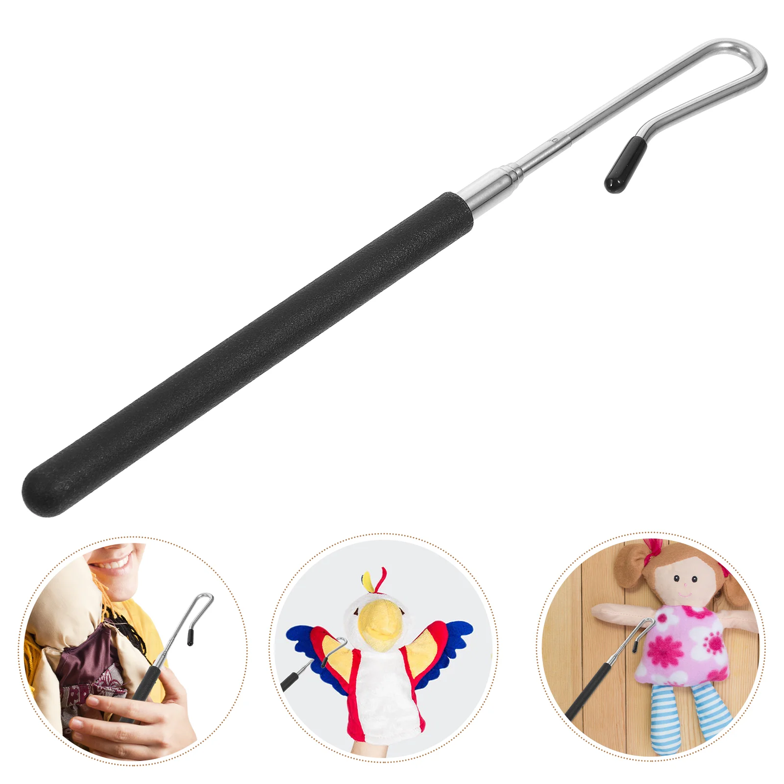 

Hand Puppet Joystick Puppetry Tool Poster Control Rod Iron Handles Performance Baby Nail Kit