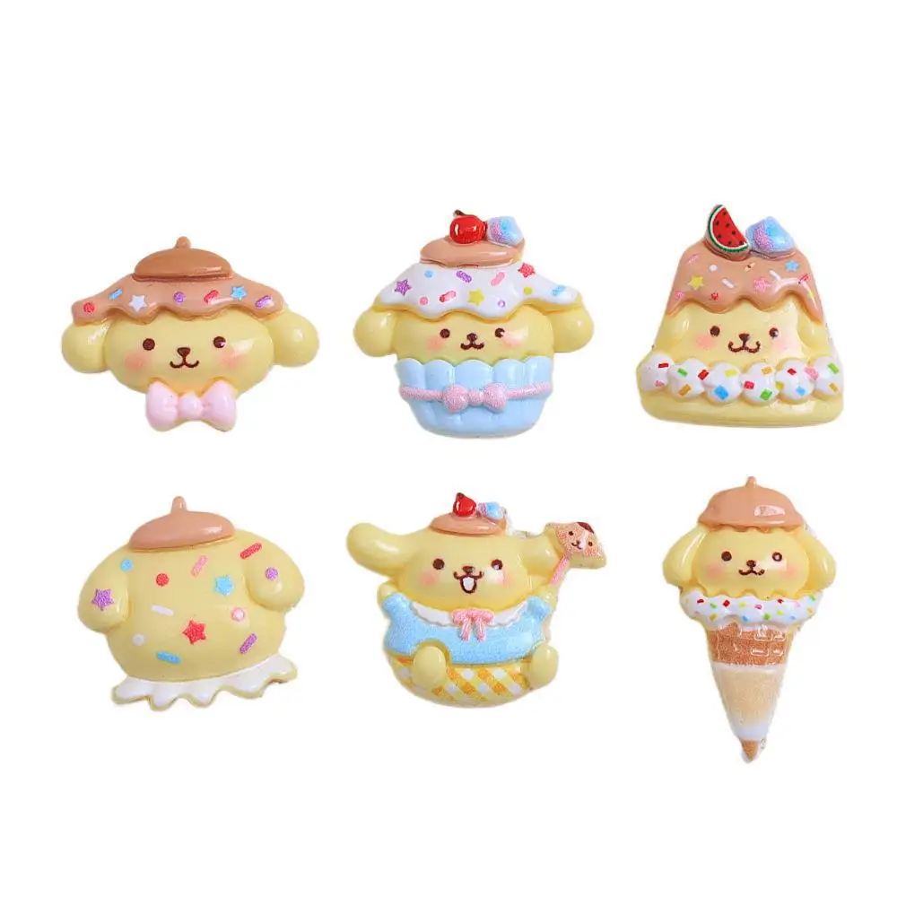 10Pcs New Kawaii Soft Cute Hat Cartoon AnimalSeries Flat Bottom Scrapbook DIY Craft For Nail 3D Decorations Jewelry A119 view 6