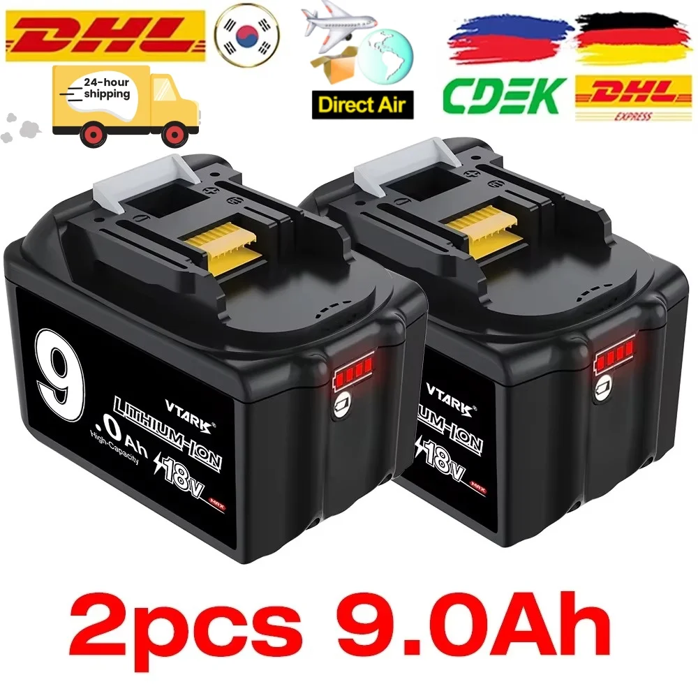 

NEW Battery or charger for makita 18v battery bl1850b bl1860 bl1860 bl1830 bl1815 bl1840 LXT400 9.0Ah for makita 18v tools drill