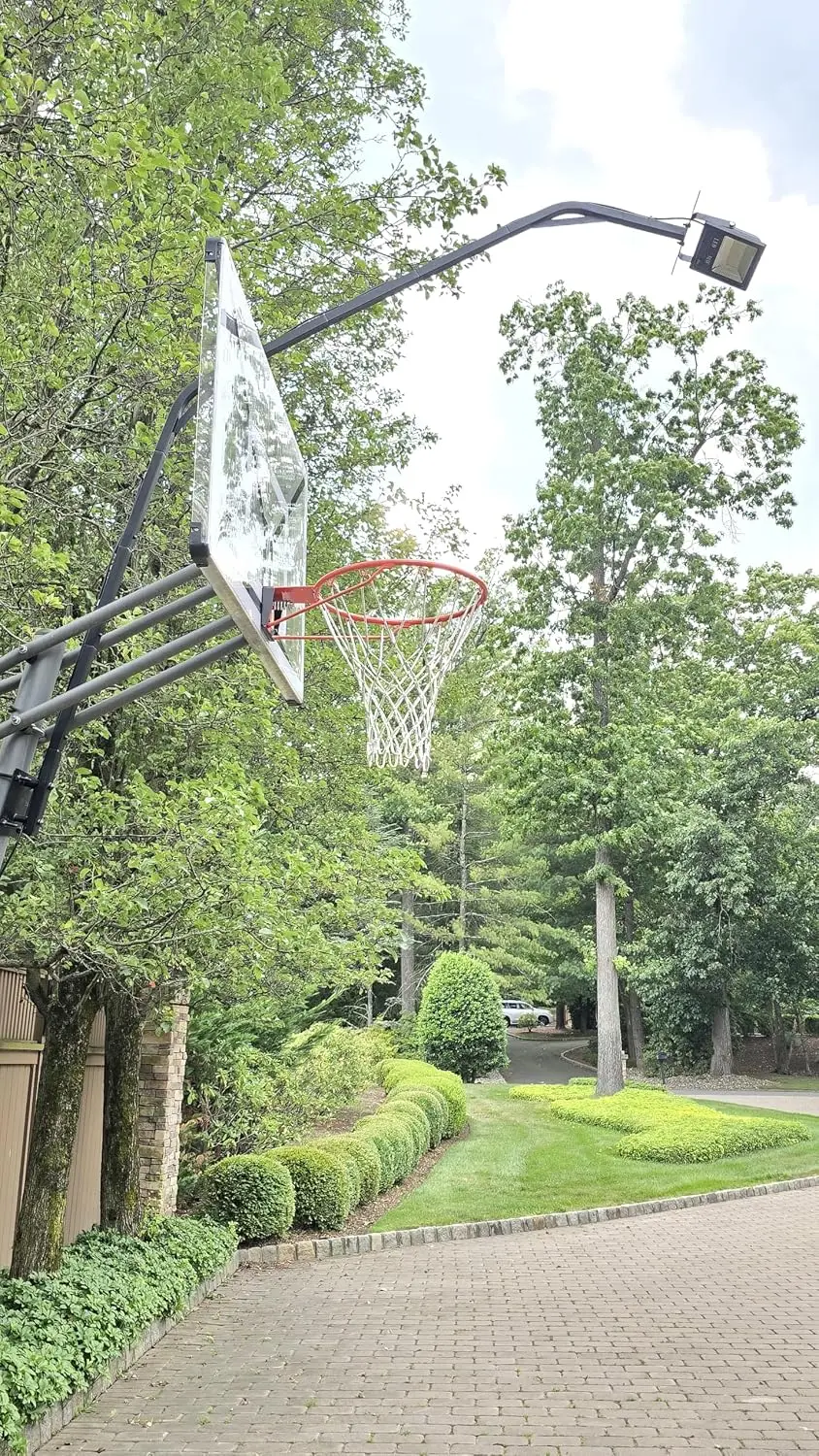 LED Basketball Hoop Lights for Metal Stands, 103.9x15x27.5 in, Fits Square Poles up to 4" and Round up to 3.7", In-Ground Hoop, Easy Install - view 6