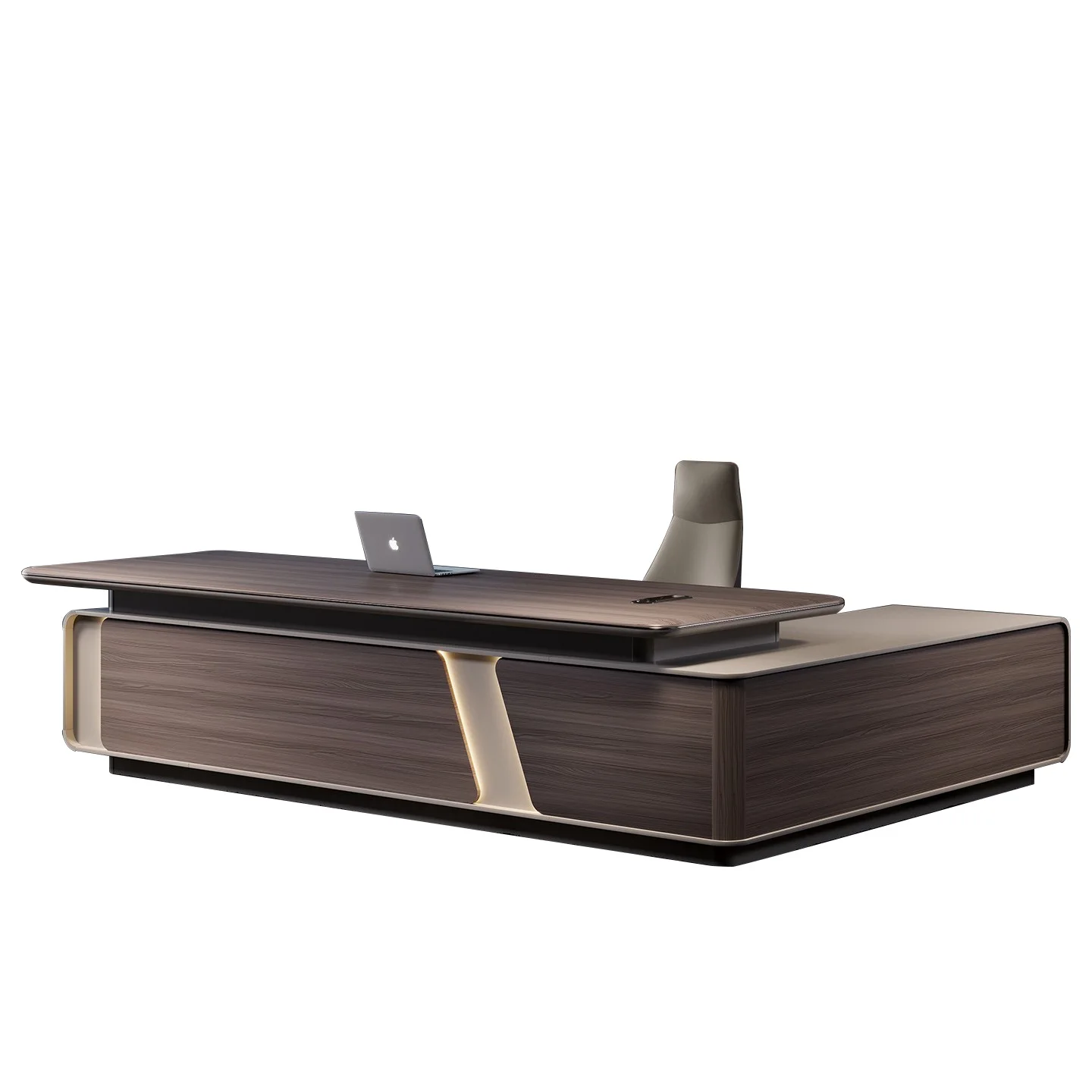 

Desk boss table simple modern president table office furniture Guangdong light luxury manager big class desk supervisor table