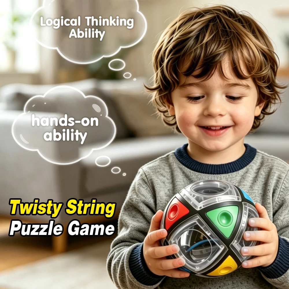 Rotating Knot Magic Ball Novelty Toy Puzzle Game Toy Professional Racing Game Festival Gift Birthday Present