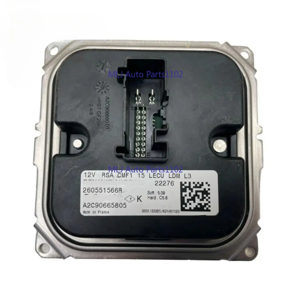 وحدة LED أصلية 260551566R A2C90665805 لنيسان رينو ميجان LED وحدة تحكم المصباح 12 فولت RAS CMF1 15 LECU LDM L3