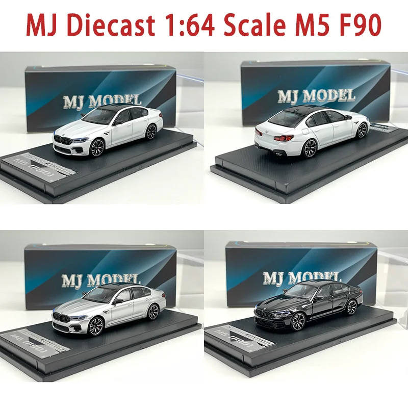 

MJ Diecast 1:64 Scale M5 F90 Alloy Simulation Car Model Adult Collection Decoration Gift Toys Static Display Decoration