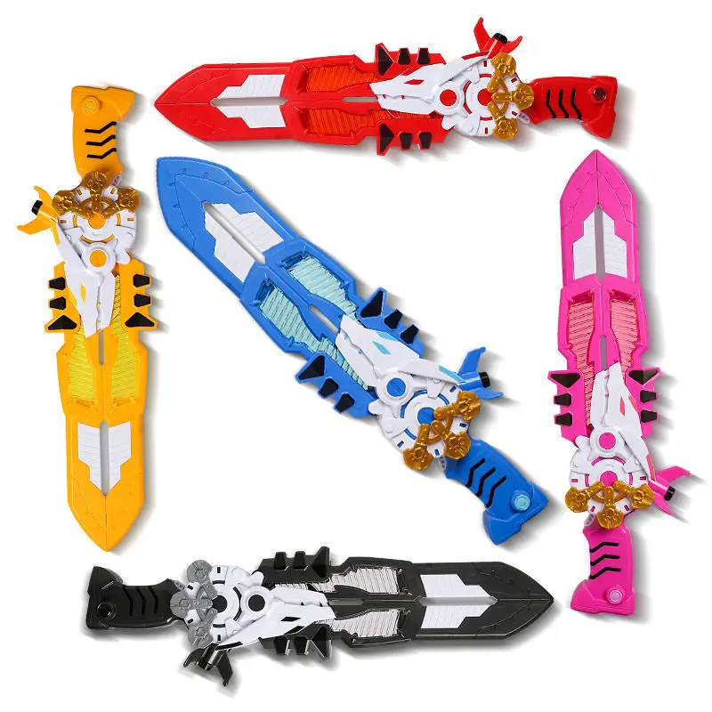 Mini Force Three Mode Transformation Sword Toys con suoni e luci Action Figures MiniForce X Deformation arma Gun Toy Kids