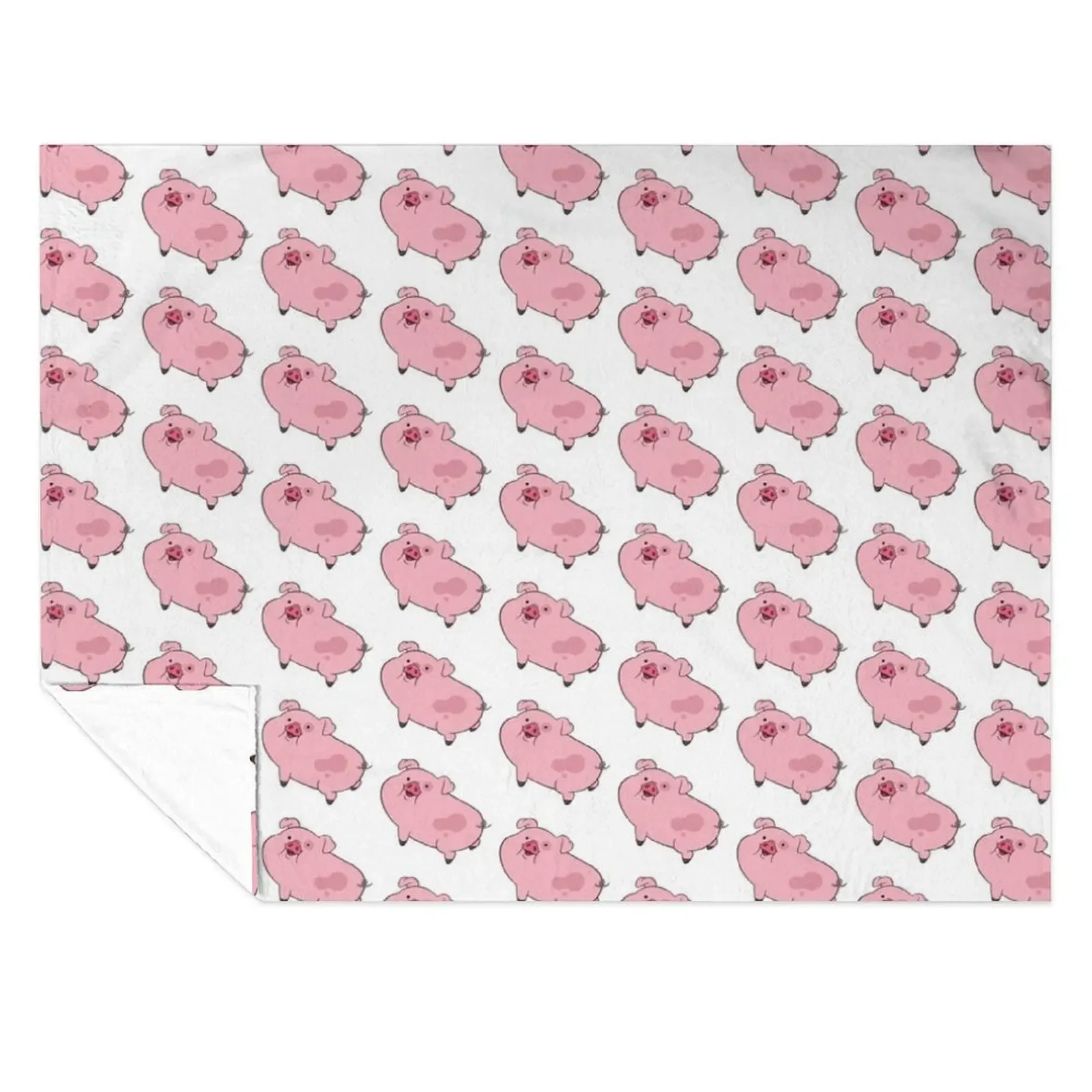 

Waddles the pig Throw Blanket Bed covers heavy to sleep Vintage Soft Plaid Blankets