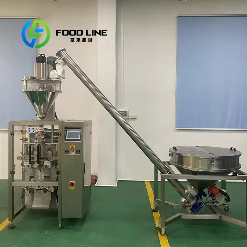 Sachet Powder Packaging Production Line Precise Micro Filling Unit For Small Weight Seasoning Powder Single Package Production