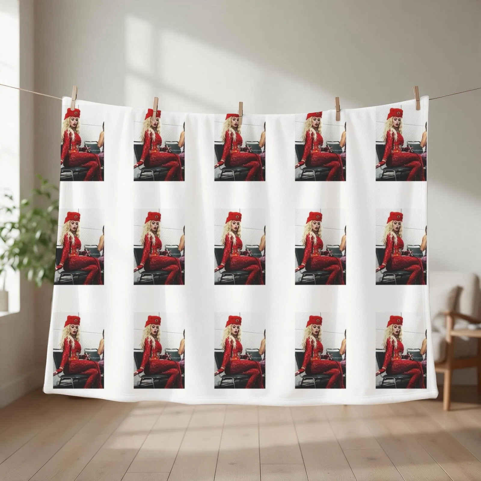 Katya zamolodchikova Throw Blanket Travel Sofa Quilt Luxury Designer Loose Blankets