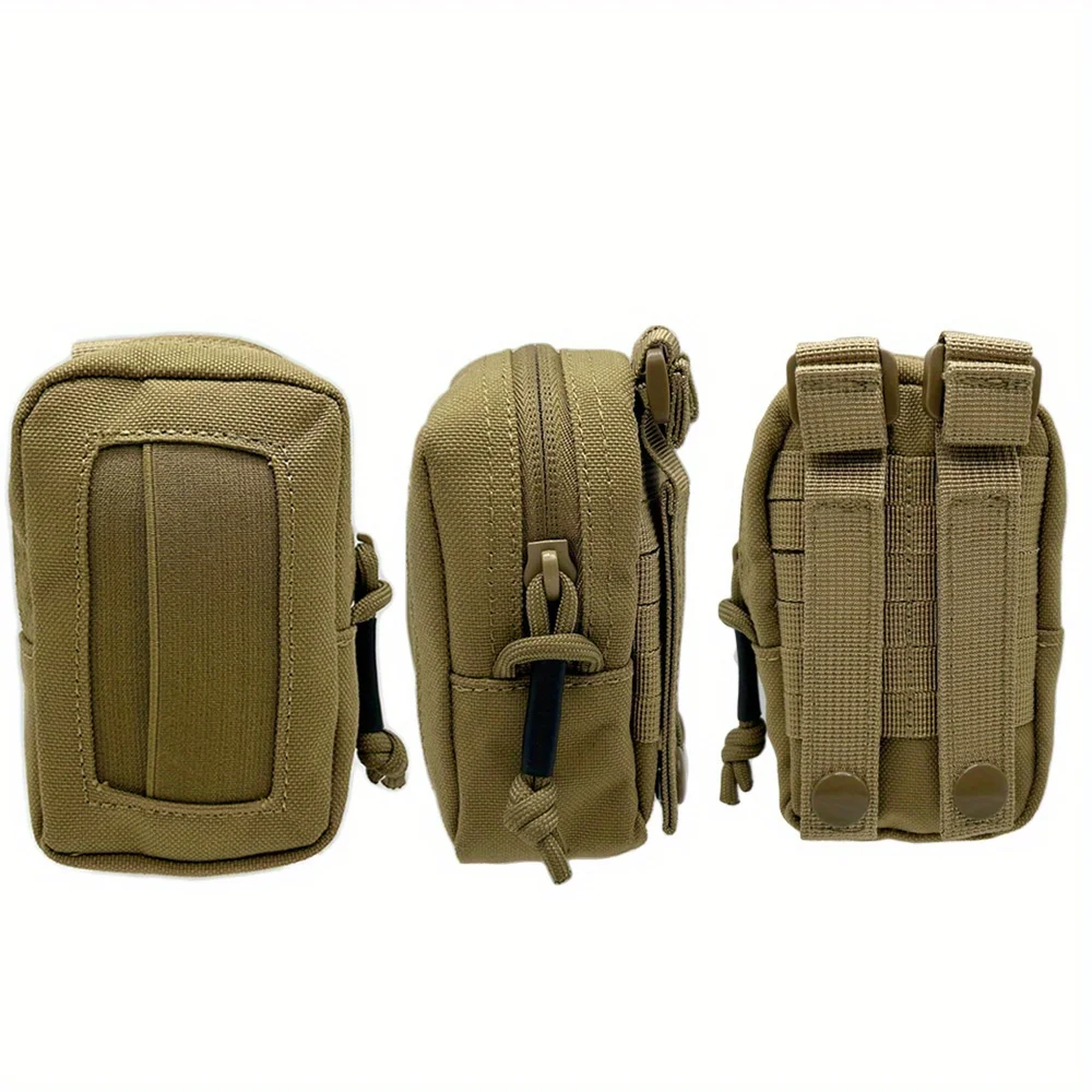 Bolsa para guantes desechable de nailon con cierre de cremallera, funda para guantes de caza táctica adecuada para actividades al aire libre de primeros auxilios