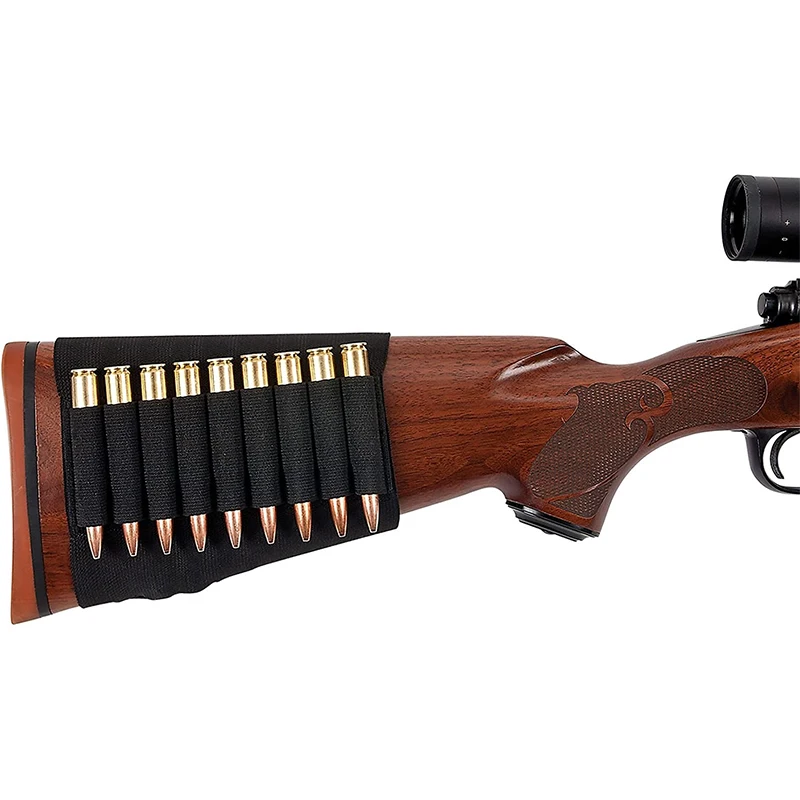 9 جولات بندقية بوتستوك مطاطا النايلون شل الذخيرة حامل خرطوشة النار بندقية شل مجلة يناسب معظم بنادق الصيد
