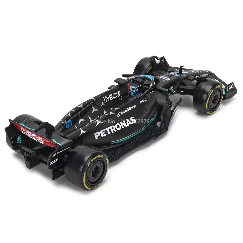 Bburago 1:24 2023 Mercedes-Benz W14 44 # Hamilton 63 # Russell Formula Super Toy Druckguss-Automodell aus Legierung Ferrari Red Bull McLaren – Detail 16