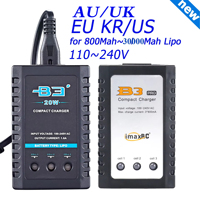 B3 PRO 10W 20W Compact Portable Lipo Battery 800~50000Mah Balance Charger for 2s 3s 7.4v~11.1v Battery for RC Hobby Drone Car
