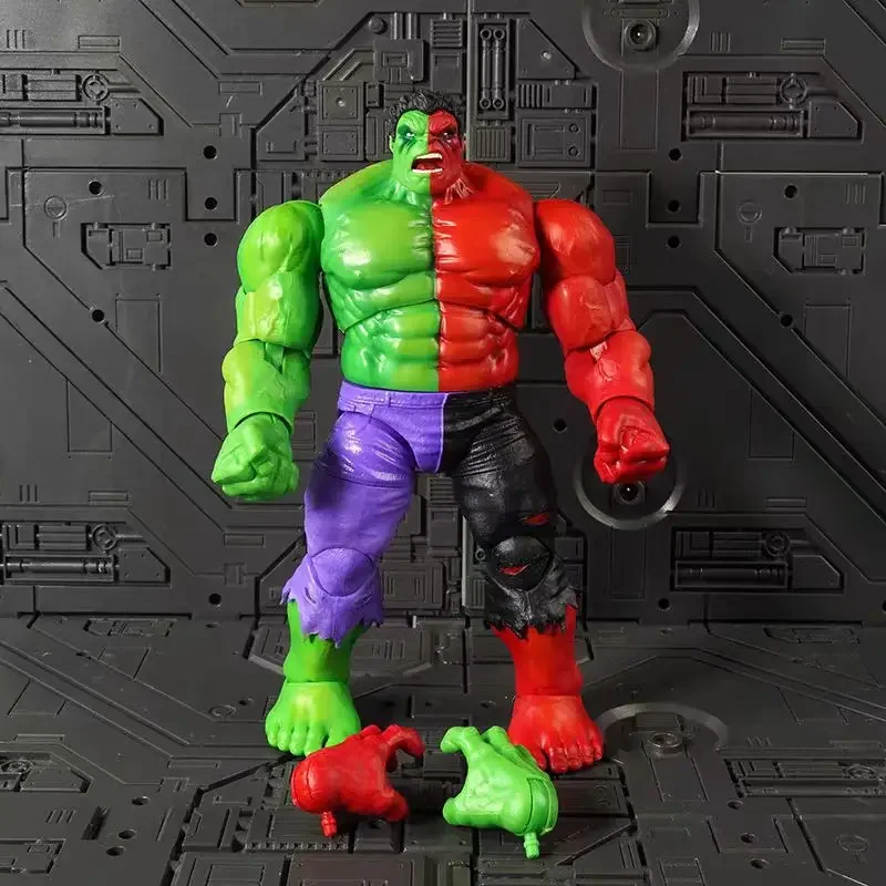 Marvel Avengers Red Green Hulk Action Figure Handmade movable Collectible Model Toys Pvc Statue Desktop ornaments Birthday Gifts