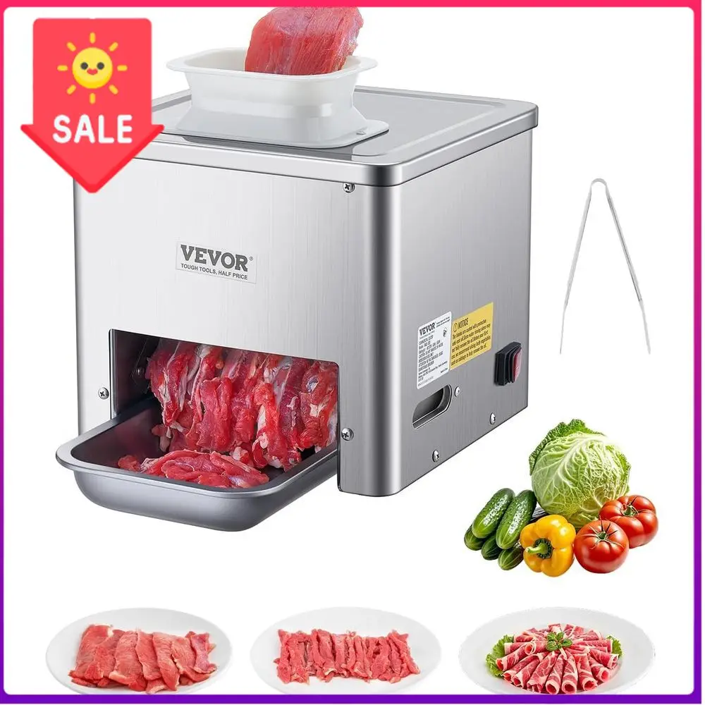 

Бестселлер: Мощная электрическая мясорезка 550 Вт, производительность 350 фунтов/час, нержавеющая сталь, лезвие 3,5 мм, идеально подходит для дома, ресторанов и супермаркетов