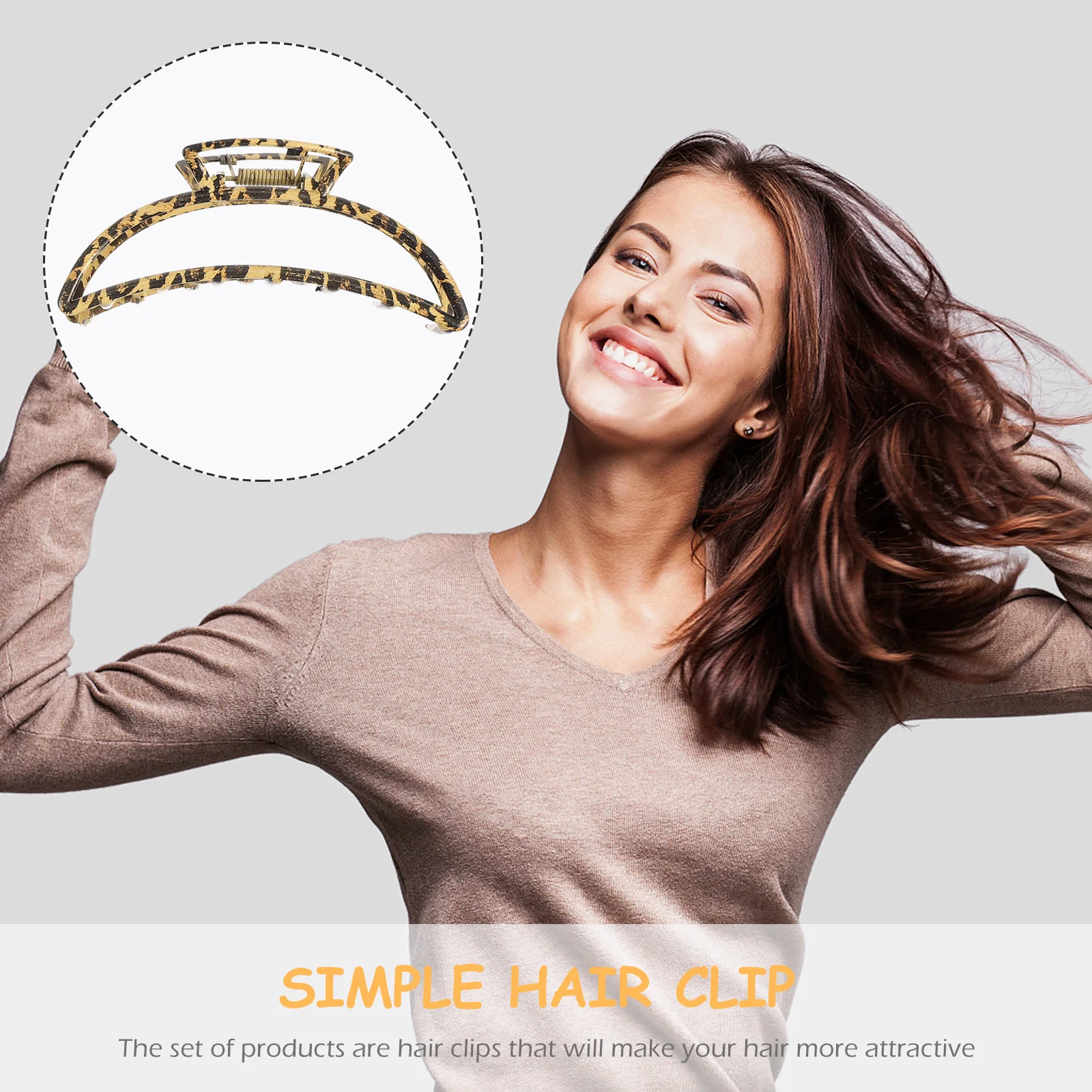 

2 шт., металлические зажимы с принтом, противоскользящие прочные аксессуары для волос для изысканного декора волос, повседневного путешествия, вечеринки, офисного использования