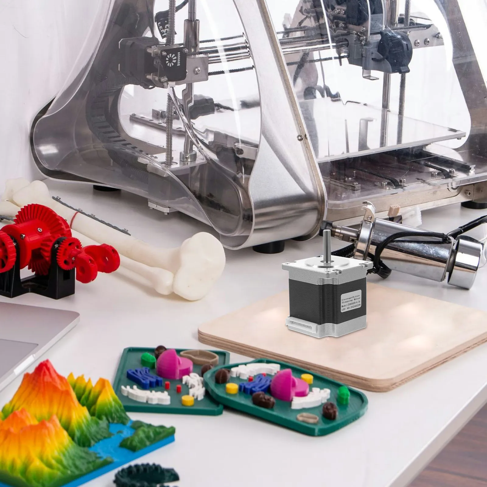 

High Stability 1.26n.m 2- -Wire Geared Motor 2. Small Dc Motor for 3D Printer Cnc Use Small Electric Motor,