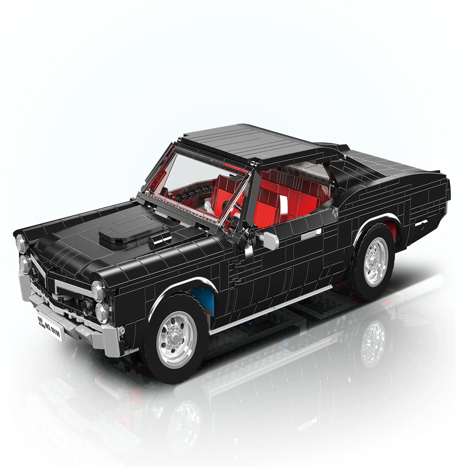 

10199 GTO Muscle Car Модель 1563 шт. Набор строительных блоков Универсальная креативная серия MOC Кирпичи Украшение рабочего стола Детские игрушки Подарок