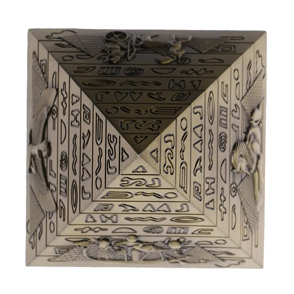 Collectible Ornament Egyptian Decoration Sculpture Antique Bronze Statue for Office and Bookshelf