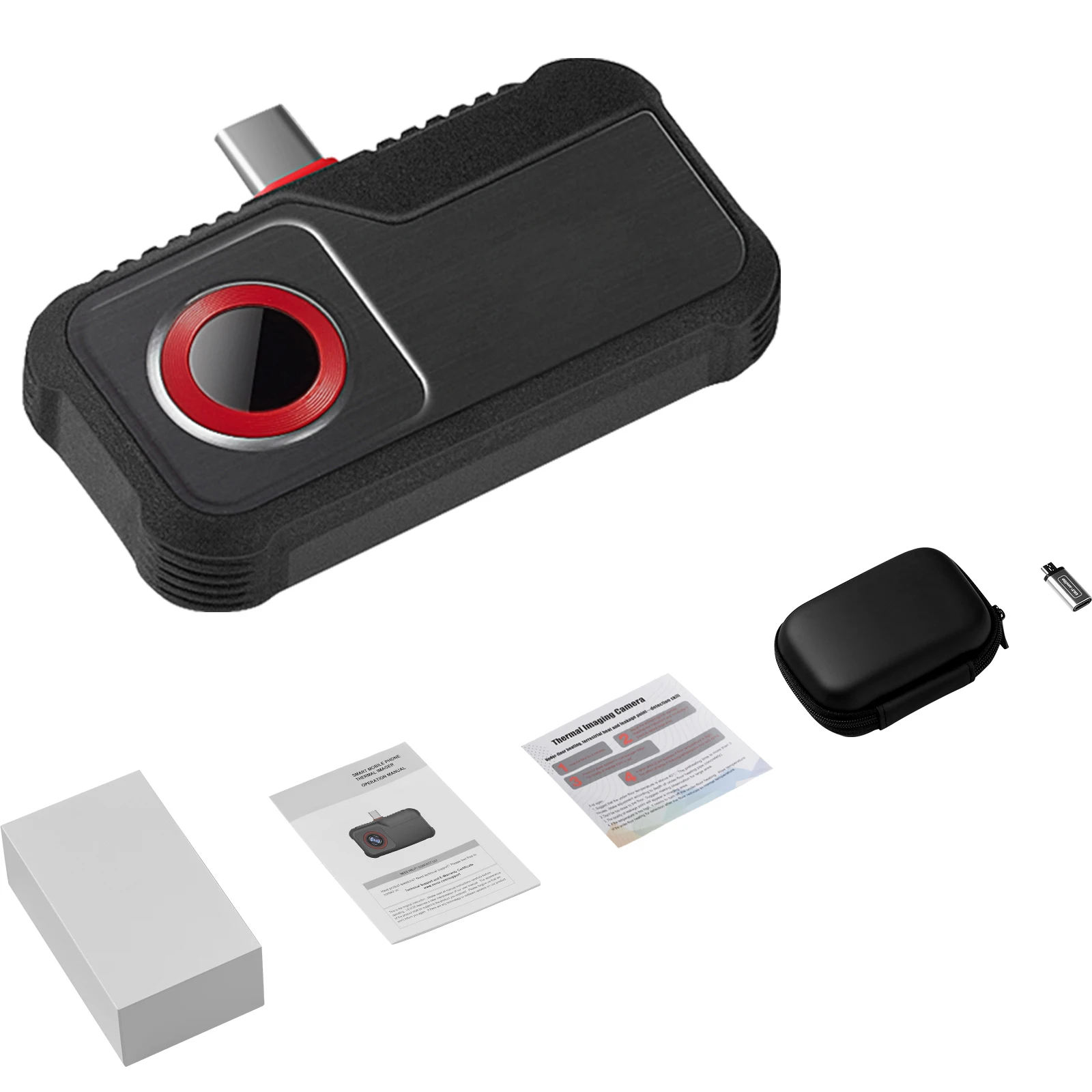 SucceBuy Thermal Imaging Camera 256 x 192 IR Resolution Thermal Imager 25Hz Refresh Rate Thermal Camera for Android Tablet