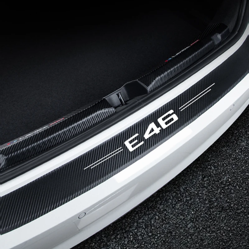 Luminous Car  Door Threshold Stickers Decals for BMW E46 Badge E30 E60 E61 E83 E34 E36 E39 E90 E91 E71 Sill Anti Scratch Film view 6