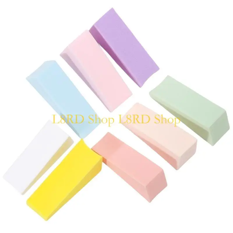 L8RD 8Pcs Art Sponges for Stamping Gel Triangled Shaped Precise Application