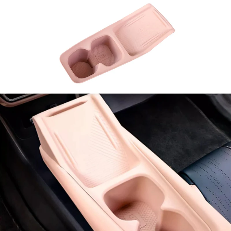 Fit for BYD Seagull Central Control Wireless Charging Silicone Water Coaster One-piece Car Interior Modification Accessories