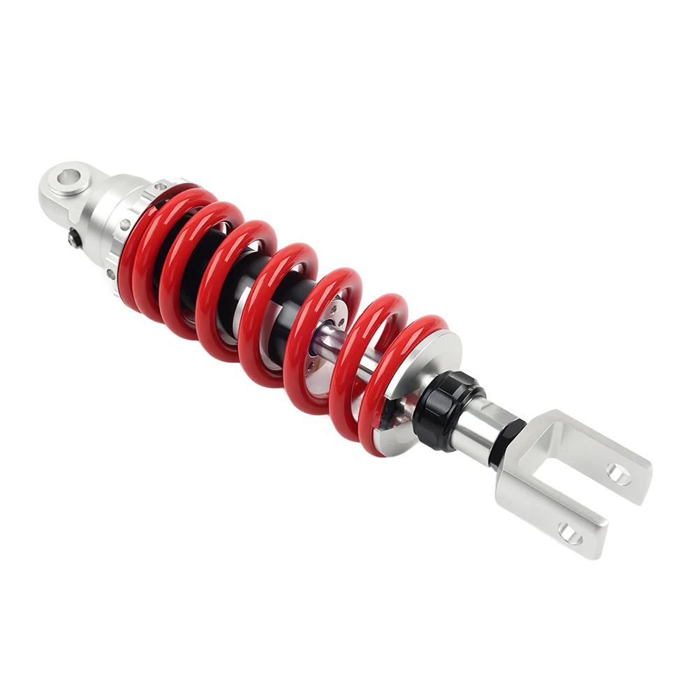 Motorcycle 320mm Shock Suspension Clevis Absorber 10mm Spring For Universal For Honda For Suzuki For Yamaha Aluminum Red