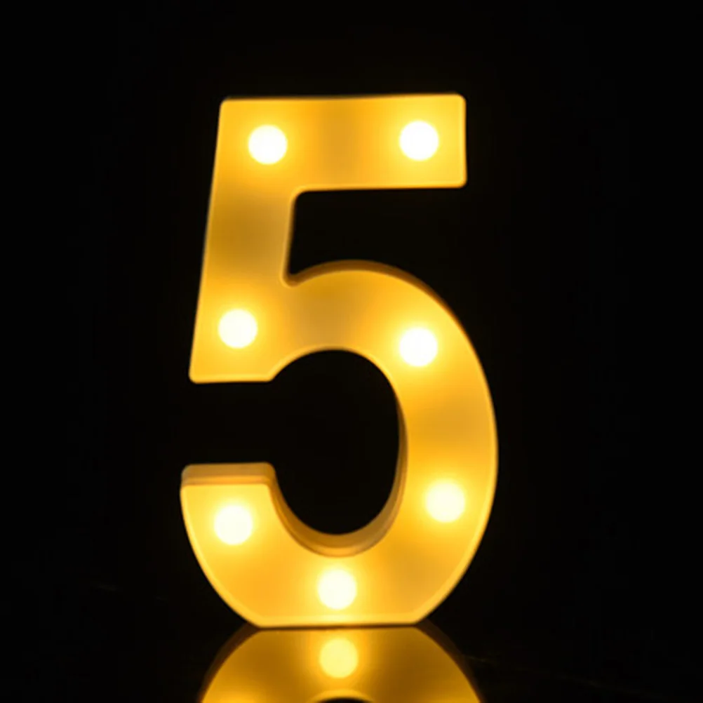 

Digital Styling Lights Christmas Decorations Party Night LED Number The
