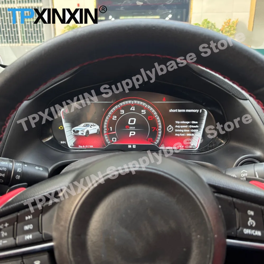 12.3‘’ For Mazda 3 Axela 2014~2019 Digital Performance Display Dashboard Android Car Radio Speed Table Virtual LCD Meter Screen