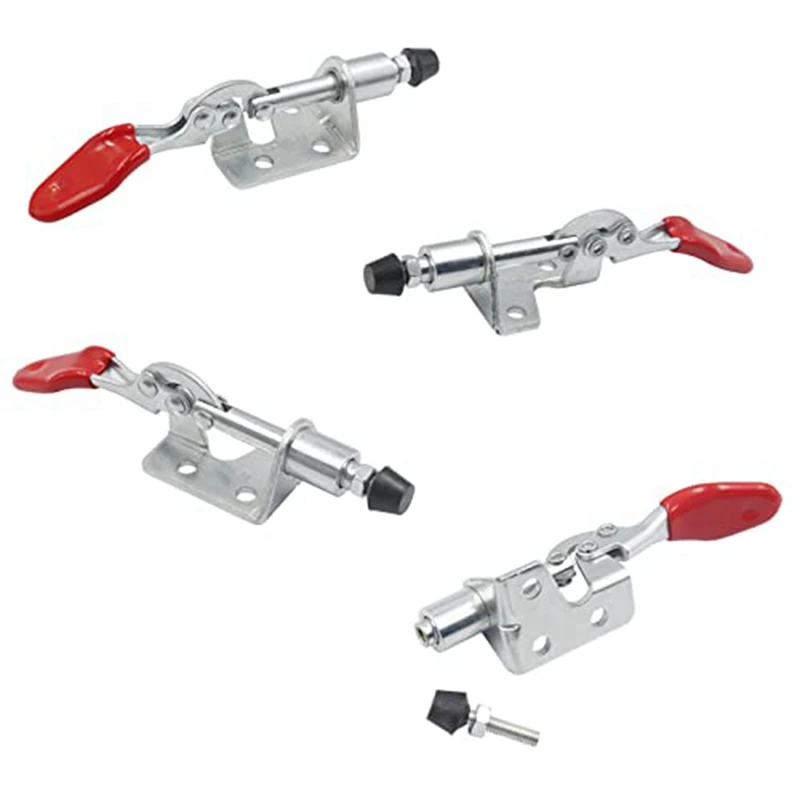 5 Piece Pull Latch 301AM Adjustable Toggle Clamp Silver Push Pull Toggle Clamp Quick Release Hand Tool