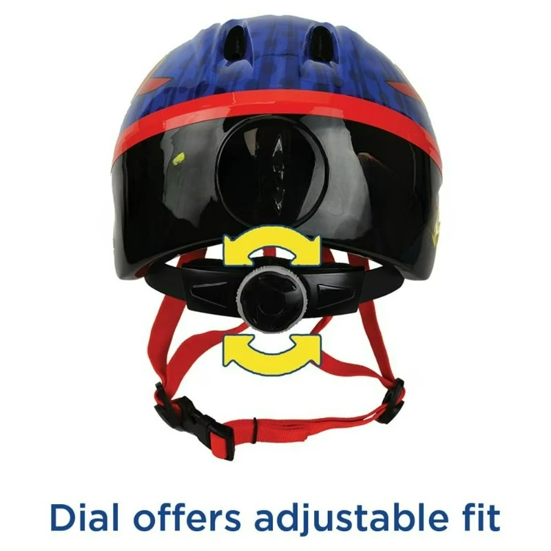 Red Titan Kids Bicycle Helmet with Triple Horn, Ages 5+