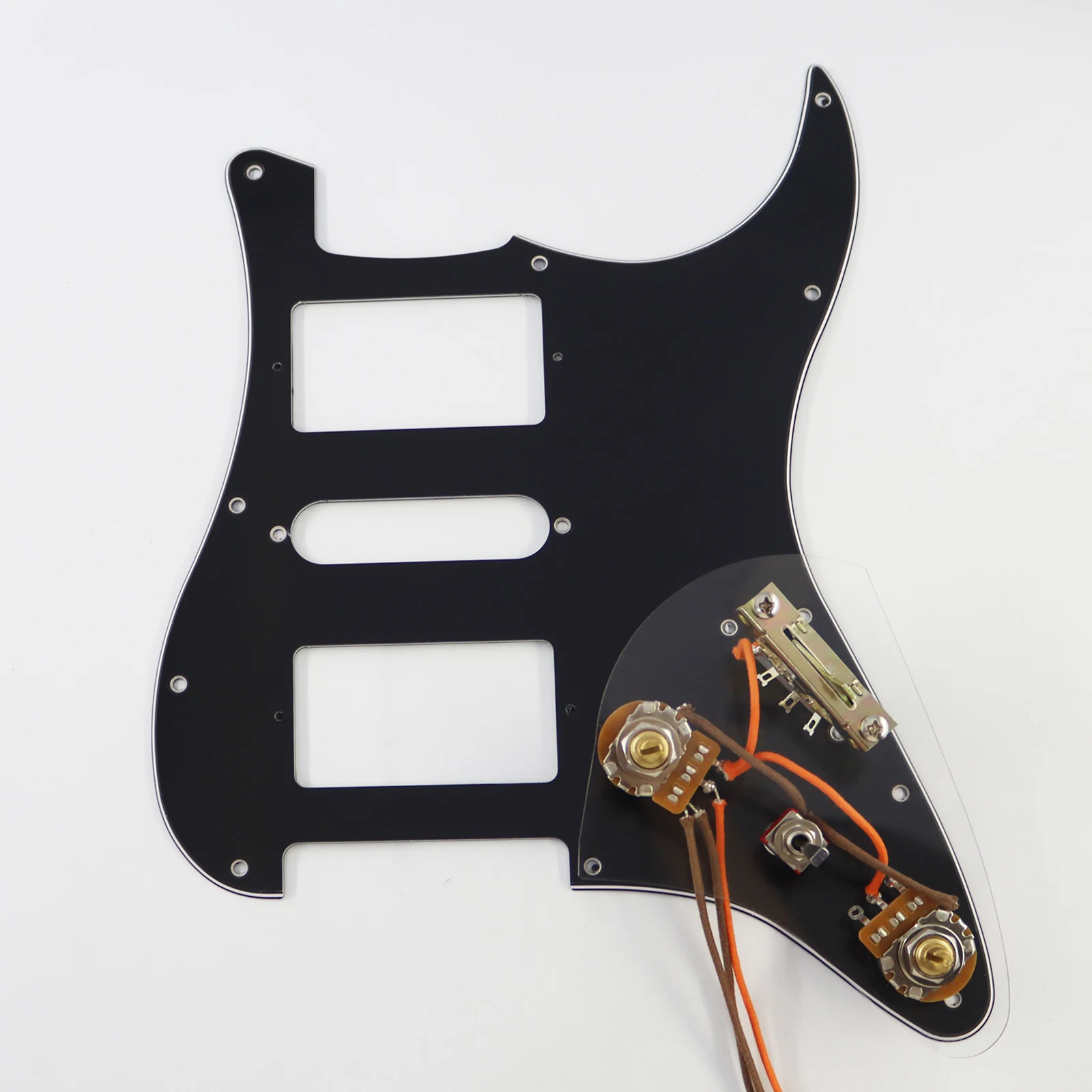 يناسب ST/SQ HSH HH والجيتار الكهربائي بنفس الطراز، رائع للأسلاك مثل التنصت على الملف، ومجموعة الأسلاك المسبقة خصيصًا #2