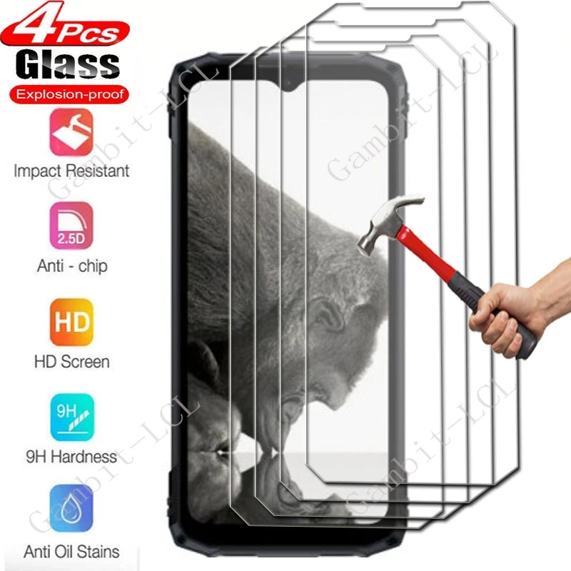 4 SZTUK dla Doogee Blade 10 Max Ultra DK10 V Max Plus S Punk Cyber S118 S100 S110 V31 GT Osłona ekranu ze szkła hartowanego