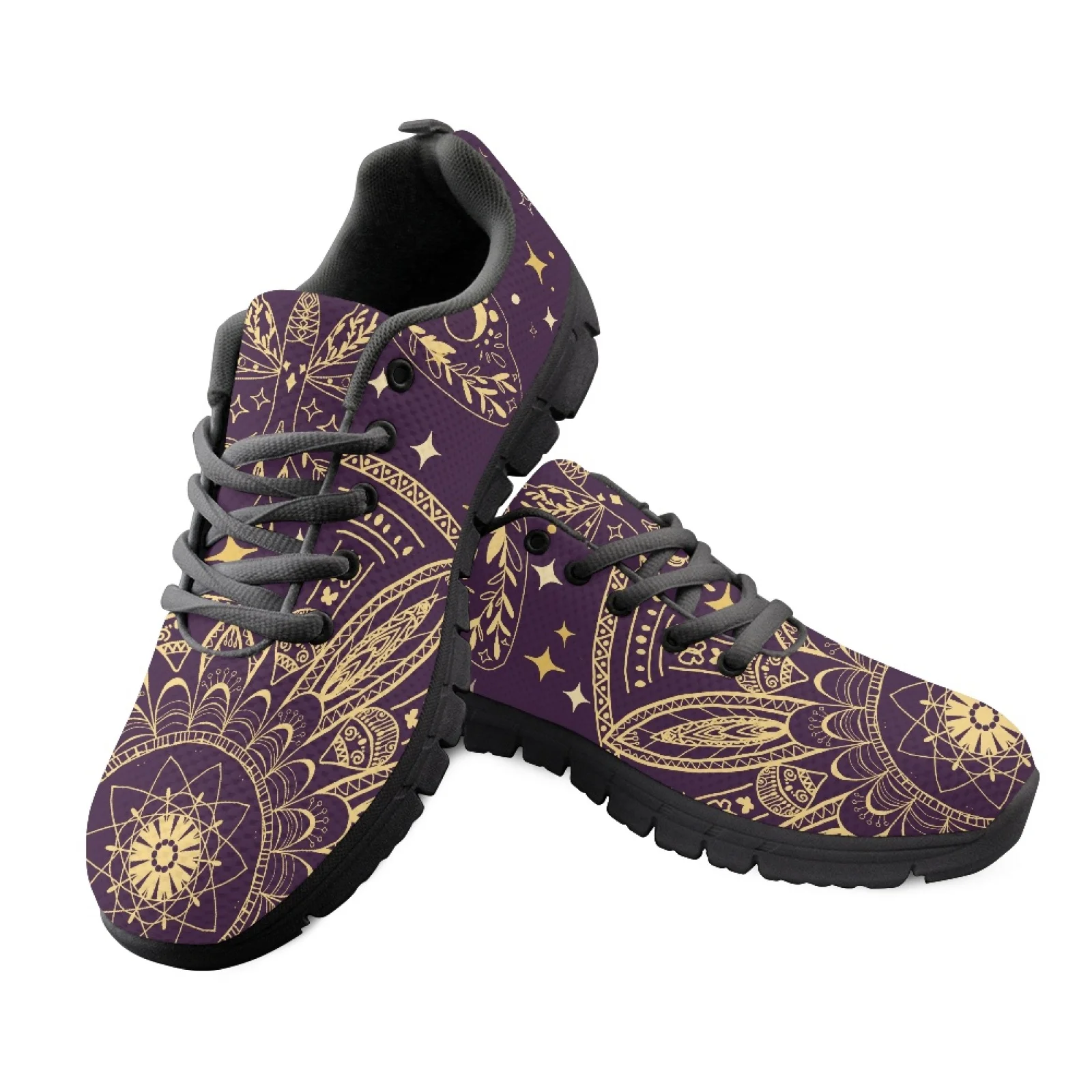 Coloranimal Butterfly and Star Women Non Slip Athletic Shoes for Hospital Floor Anti-Slip Running Shoes for Men Women