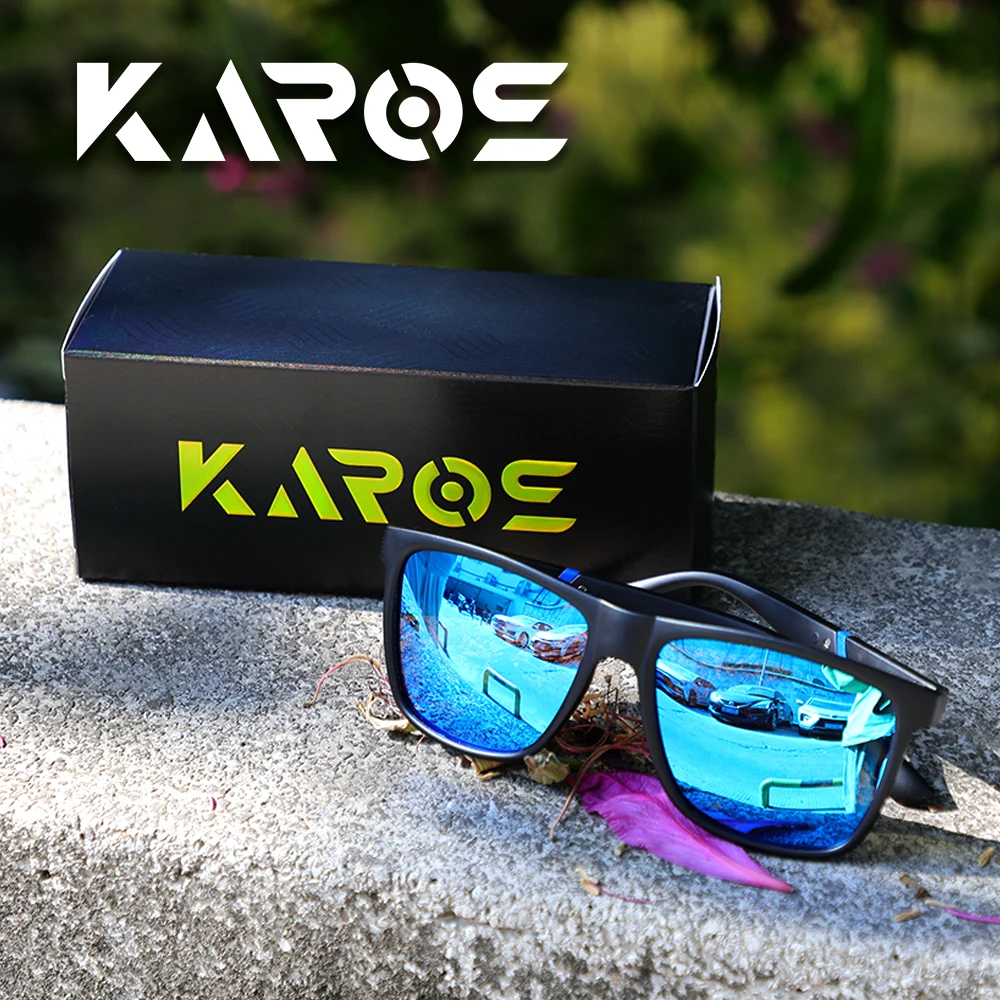Karos Fishing Polarized Glasses Bicycle MTB Bike Driving Eyewear UV400 Protection Windproof Sunglasses for Men Women Box YZ2015 - Image 2