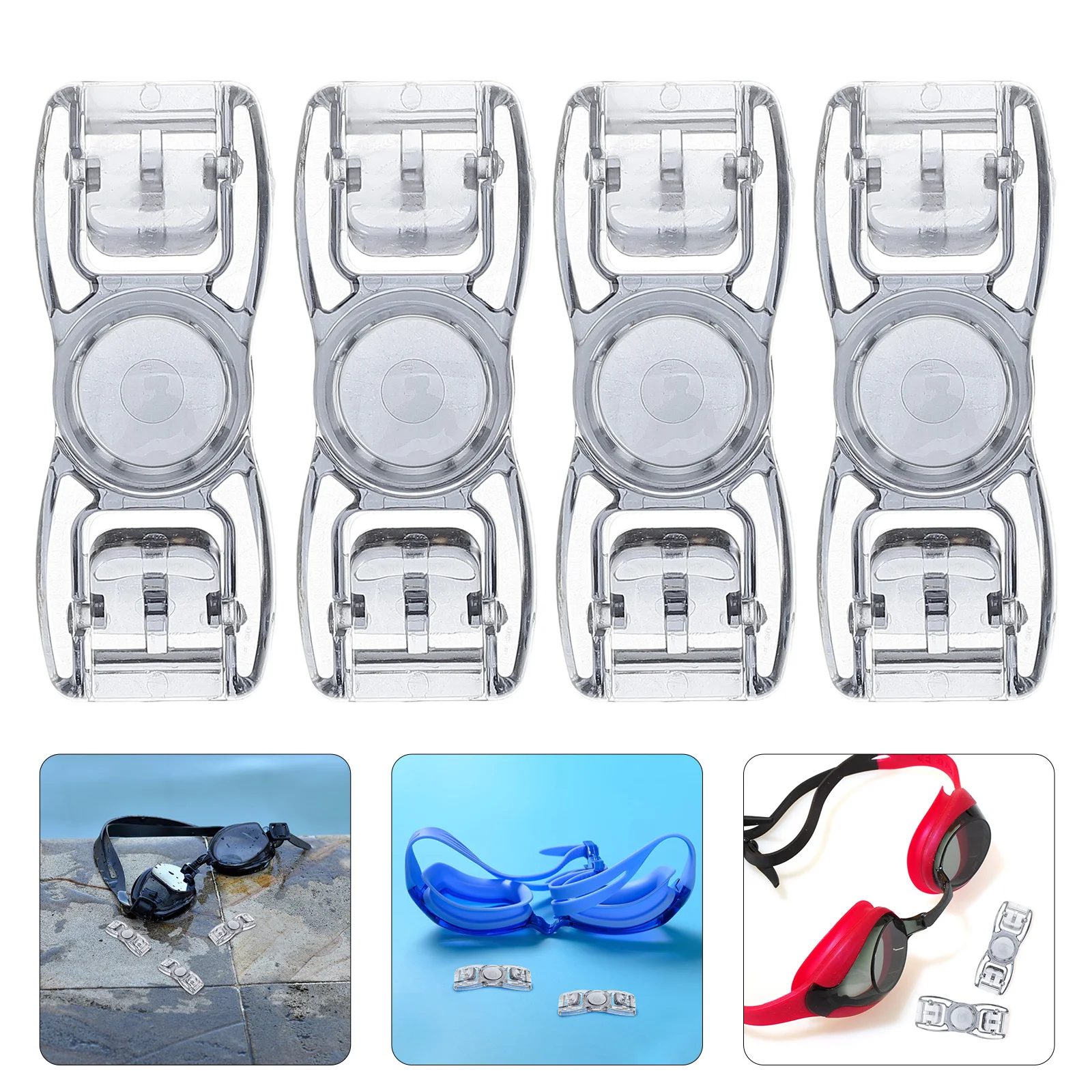 Swim Goggle Clips Replacement Buckle Swimming Goggles Fastener Accessories Lock Strap