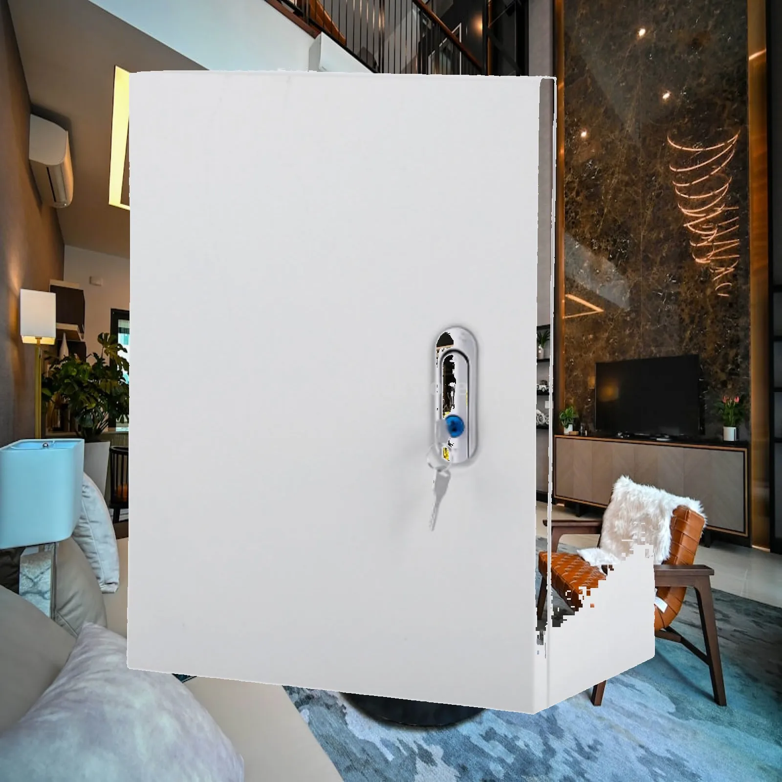 Outdoor Junction Box Splashproof Weatherproof Easy to Install Breaker Box for Workshops Electronics Indoor&Outdoor Factories