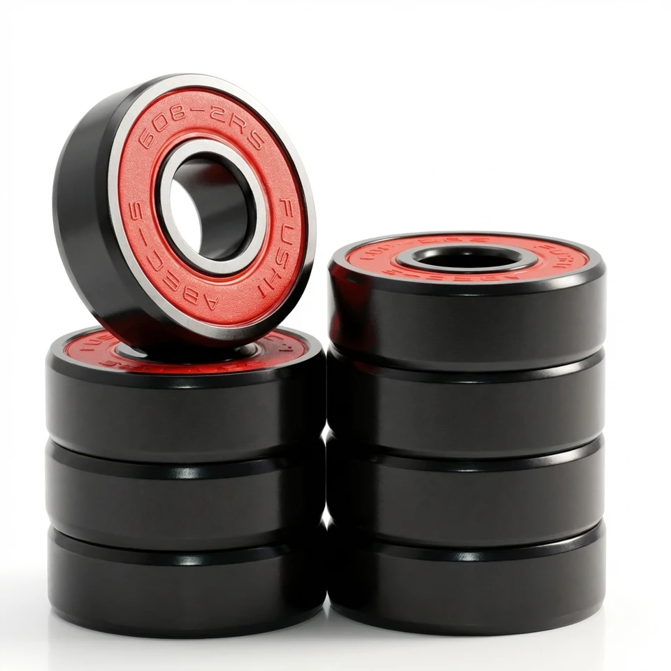 608RS 8*22*7 mm ABEC-9 スケートボード ボールベアリング 8個/16個