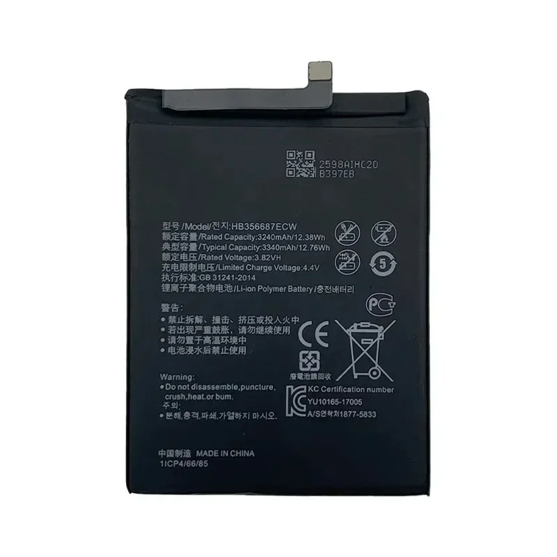 HB356687ECW 3.82V 3340mAh Mobile Phone Battery for Huawei Mate 10 Lite P30 Lite 4E Nova 2 Plus 2i NOVA 3i 4e Honor 9i Batteries