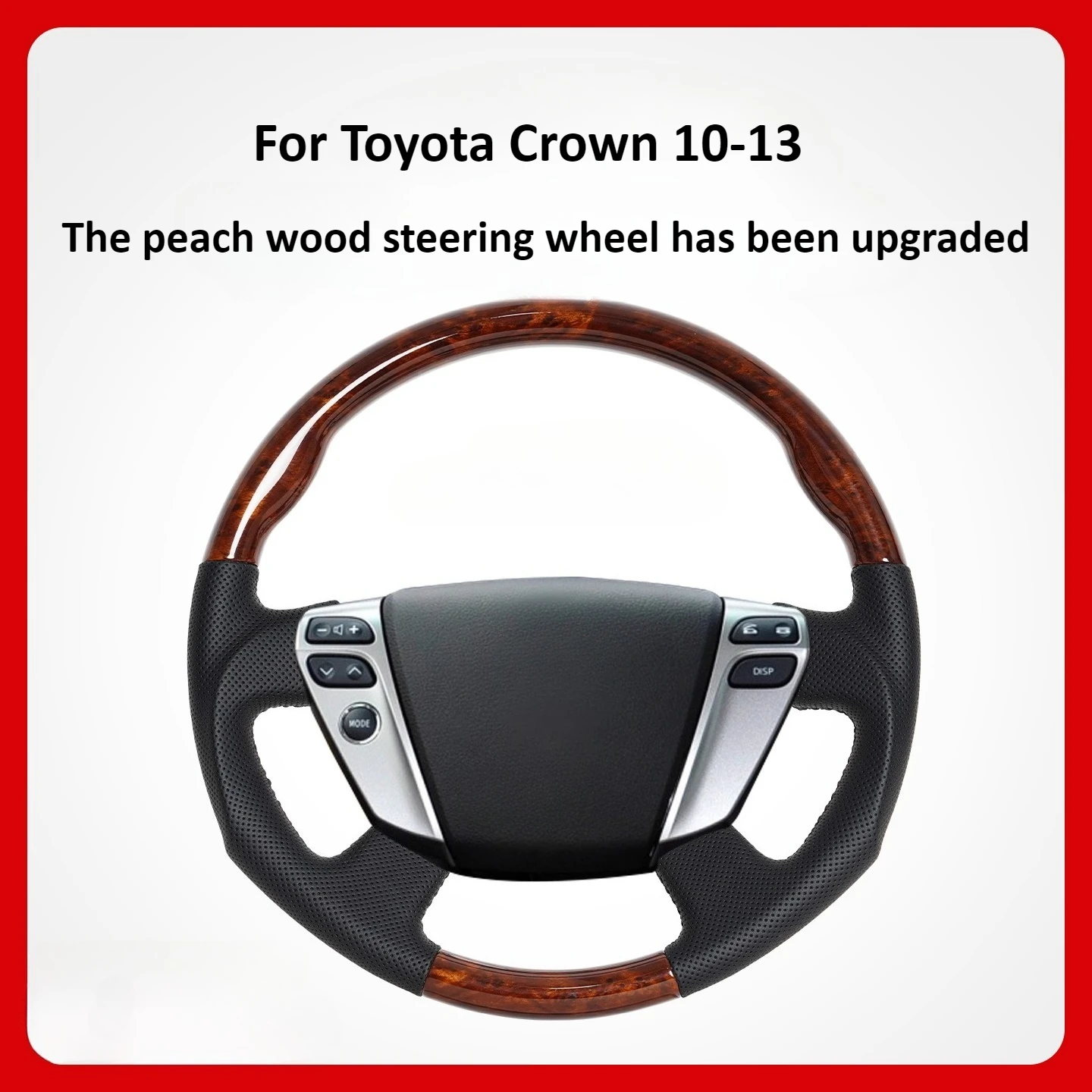 

Для Toyota Peach рулевое колесо 10-13 Alpha/12/13 поколения Crown рулевое колесо в сборе модификация аксессуары