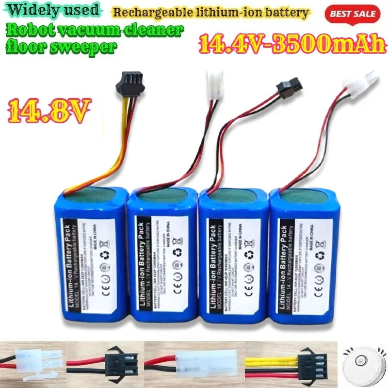 

14.4V 14.8V Robot Vacuum Cleaner 3.5Ah 18650 Li-ion Battery for LIECTROUX C30B XR500 E30for PROSCENIC 800T 830P 820P 820T 820S