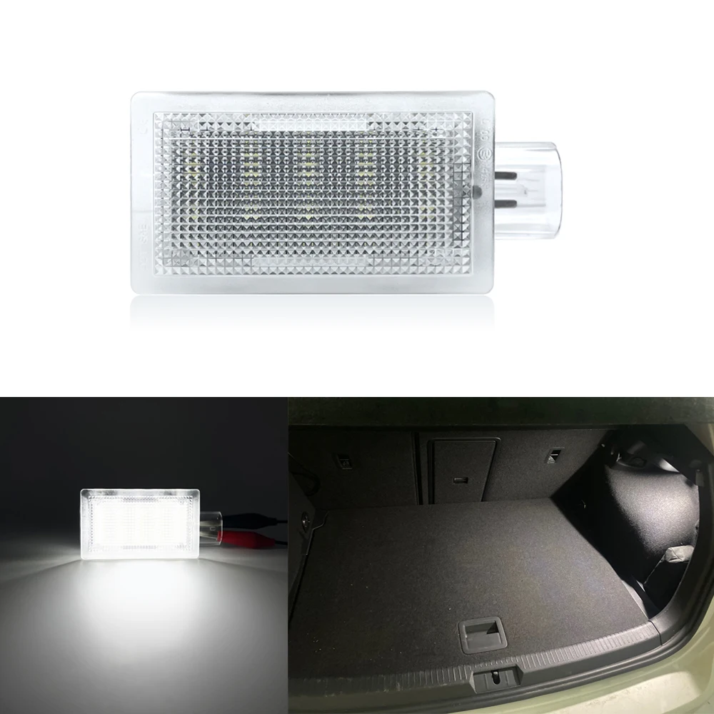 Icarlite LED Ford light For Ford Mustang Crown Victoria Edge Error Free White LED Luggage Trunk Lights Luggage Compartment Lamp