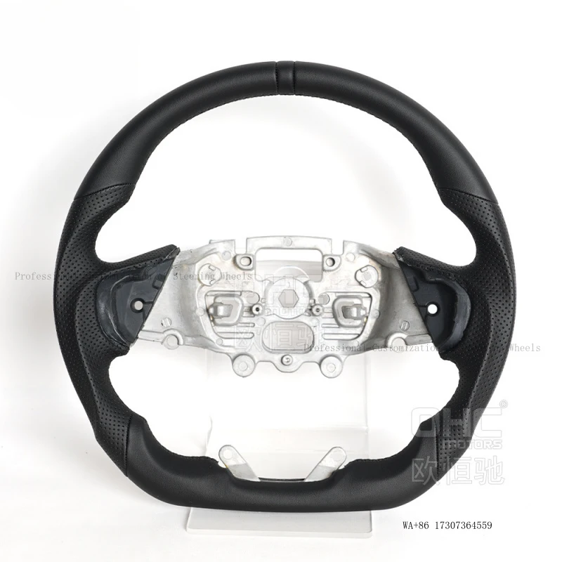 Suitable for 22-24 model American Ford Everest full-leather flat-bottom sports steering wheel