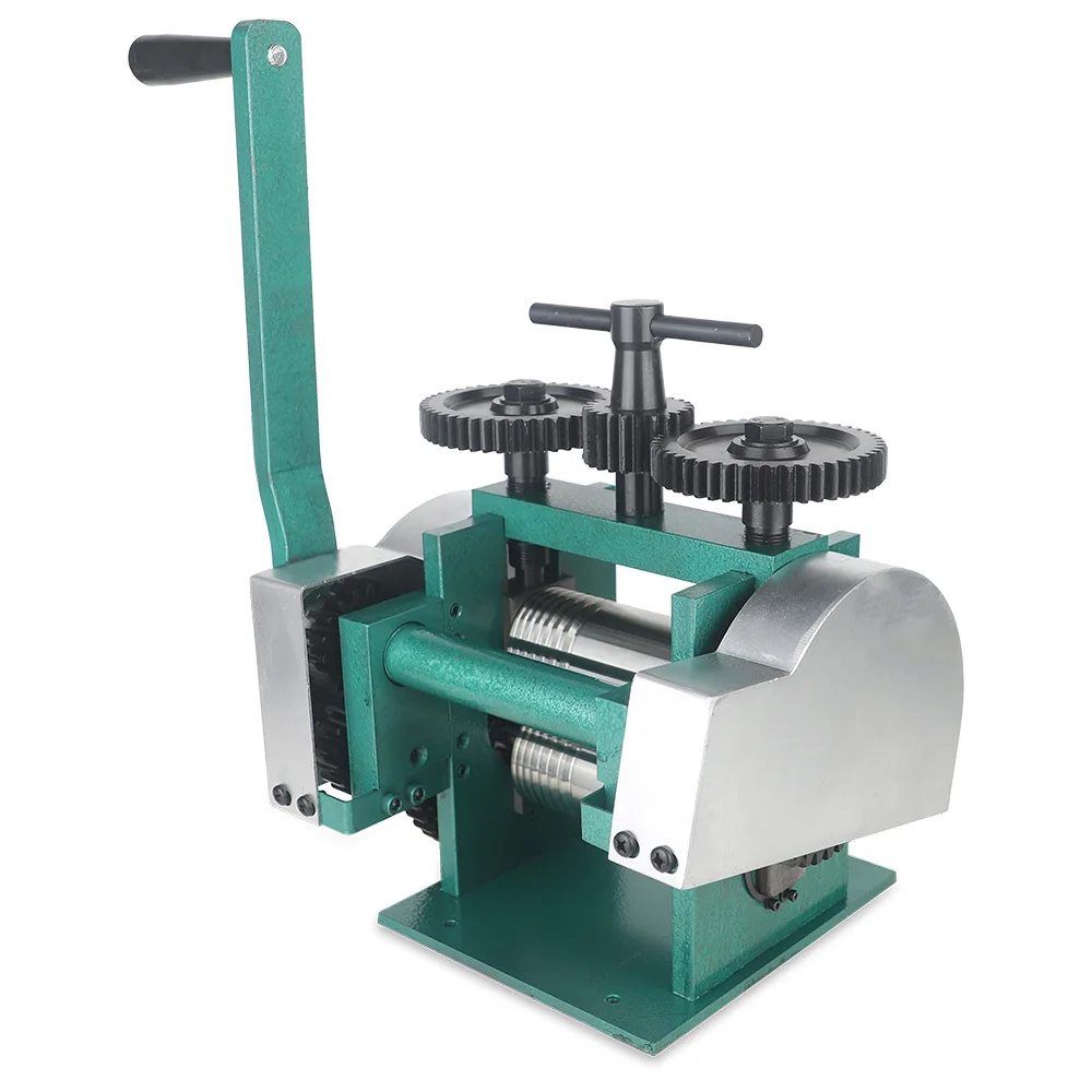 Manual tablet press, hand crank pressing machine, strip press, semi-circular full-smooth gold and silver jewelry, gold tools