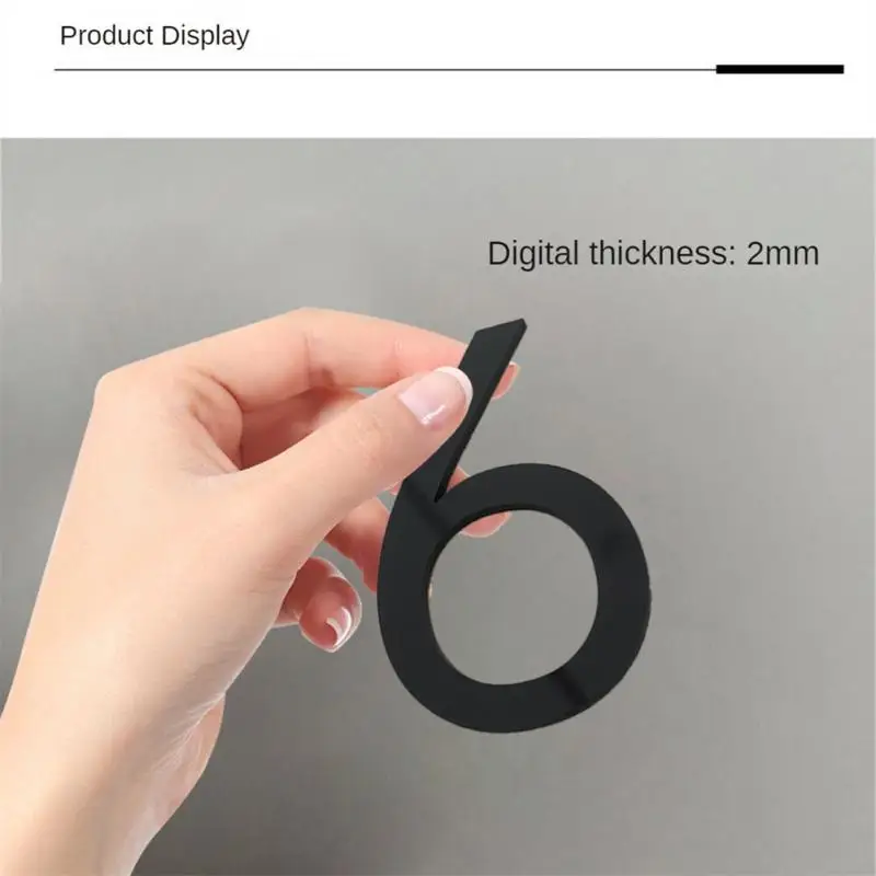 ذاتية اللصق ثلاثية الأبعاد لوحة الأرقام اللوحة تسجيل بوابة أرقام رقم العلامة الباب التسمية فندق 0 إلى 9 تصفيح علامة المنزل عنوان المنزل الباب #6